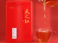 天之红 茶叶祁门红茶安徽黄山特二级祁红香螺罐装300g