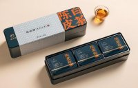 白大师 茶叶白茶2015年寿眉新会陈皮白茶福鼎白茶铁盒装180g